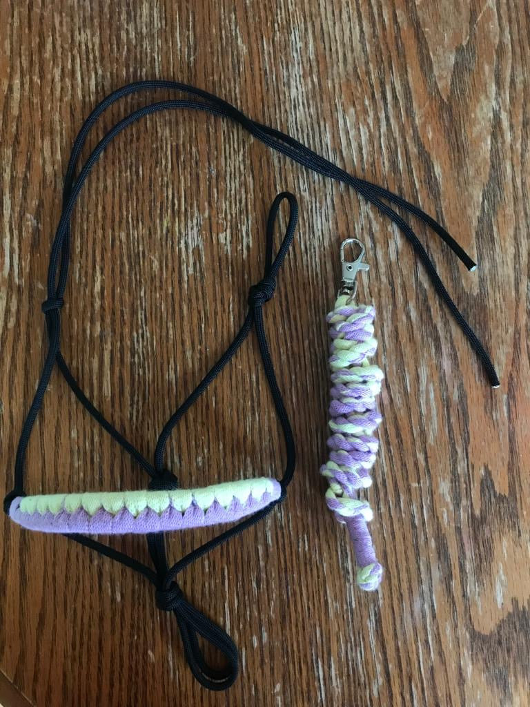 Rope halter + Lead rope