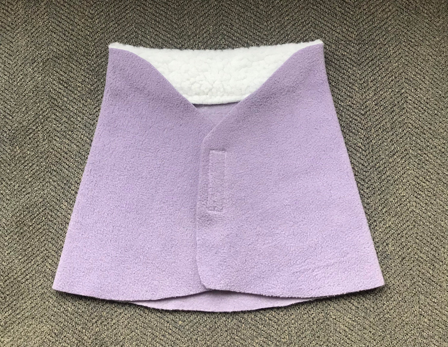 Hobby horse soft fleece blanket with padding, light purple, lavender color, Hobby horse blanket, hobby horse tack, stick horse blanket