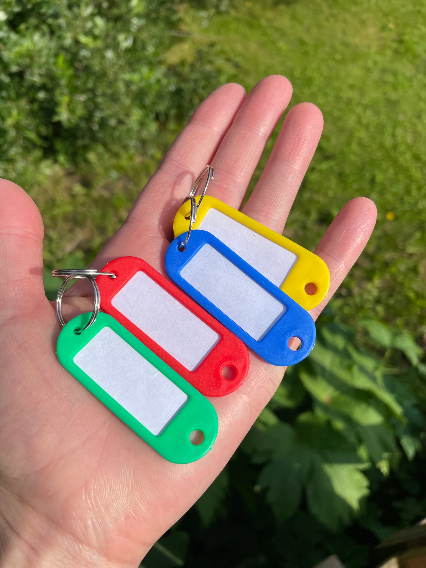 Name tag keychain for hobby horse
