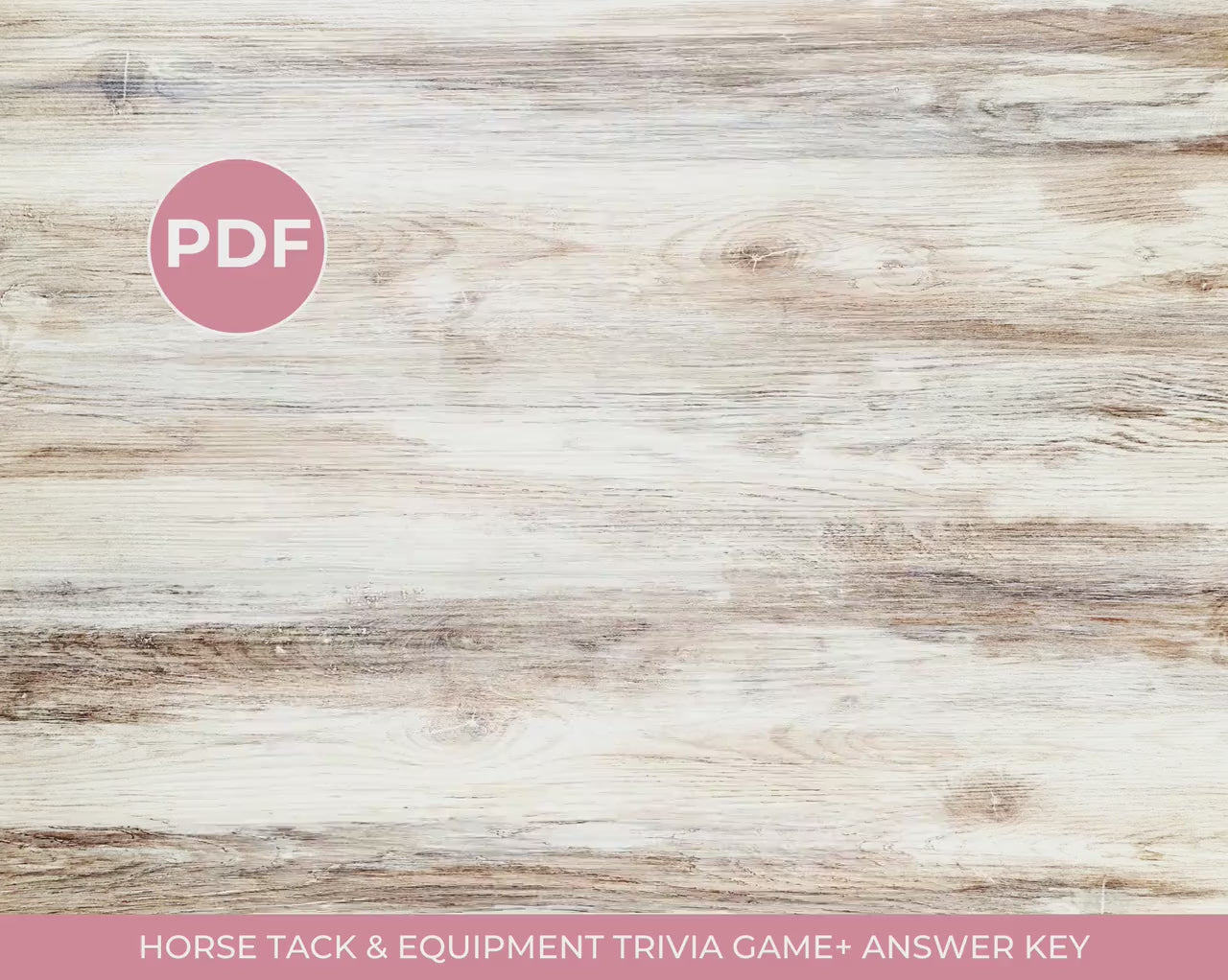 Printable Horse Tack&Equipment Trivia Game, Equestrian Trivia, Equestrian Learning, Horse Birthday Party Game, Horse Quiz, Horse Trivia