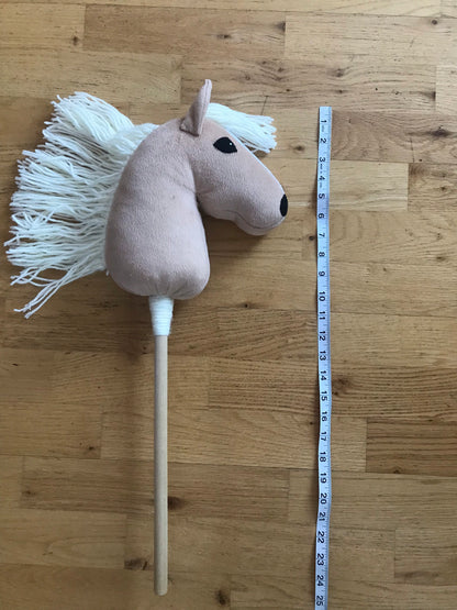 Hobby horse mini pony, palomino, small mascot