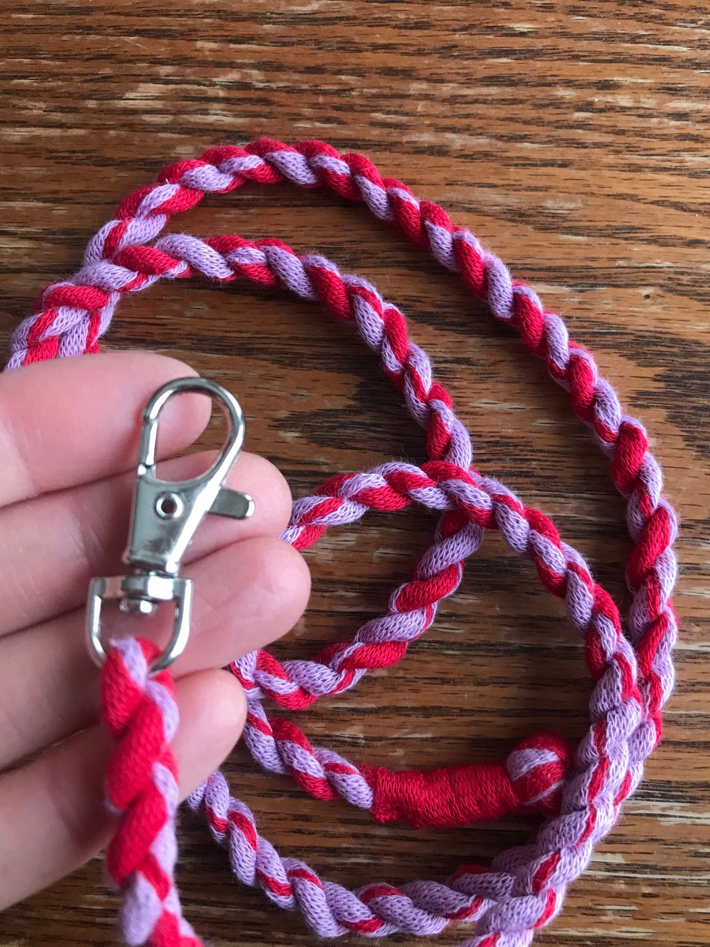 Hobby horse show halter dark pink/red with white dots and lead rope, hobby horse tack, hobby horse halter, hobby horse accessories